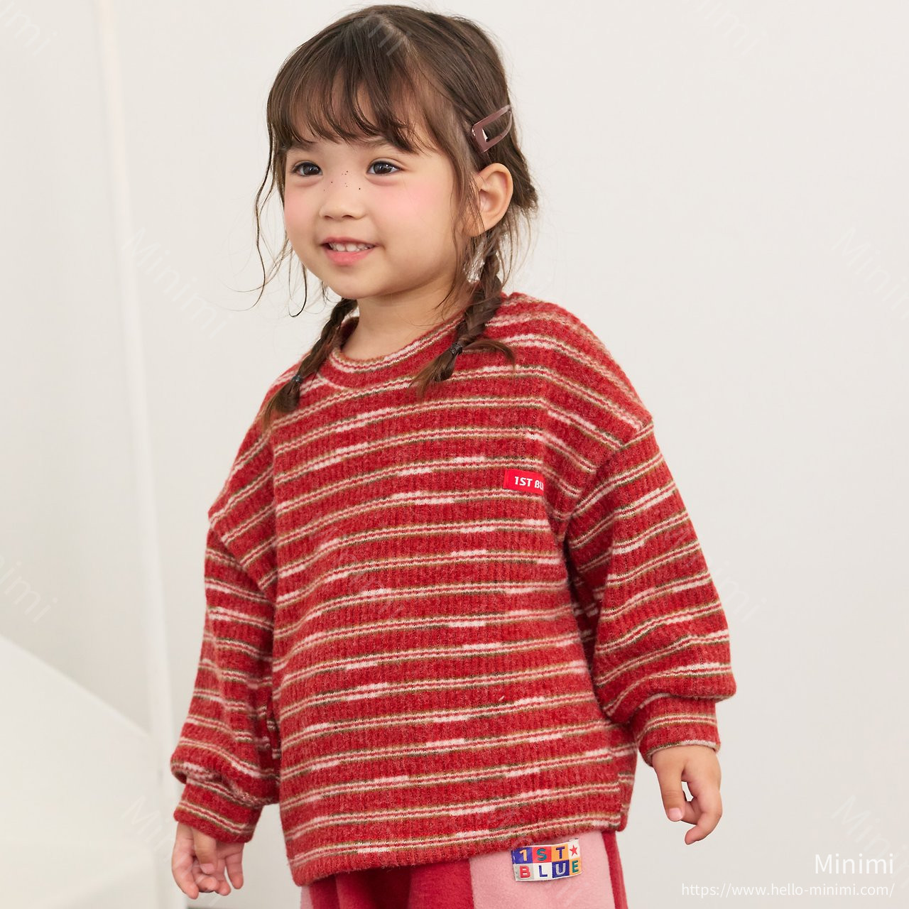 1st BLUE Rudolph Stripe Tee 細節圖 4