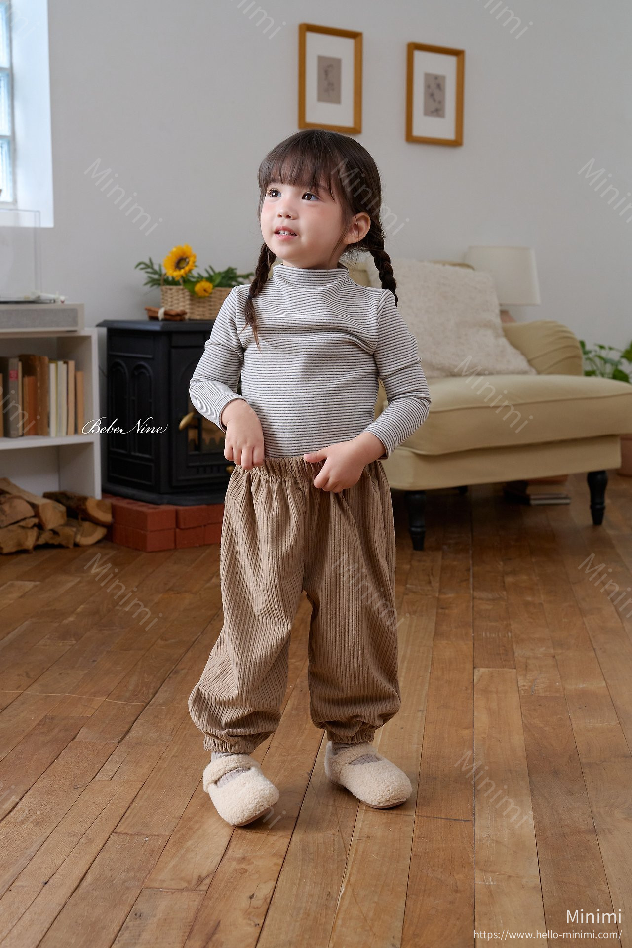 bebe nine Coco Ball Corduroy Pants 細節圖 3