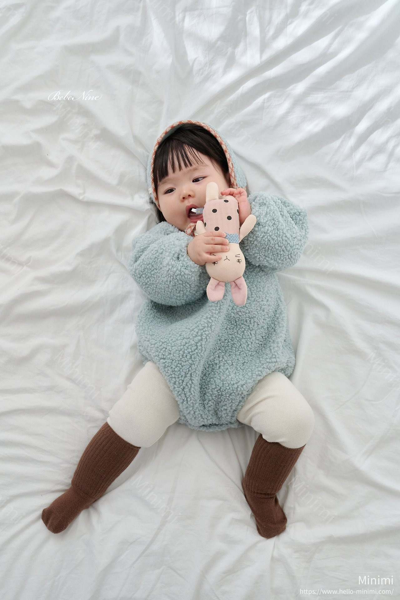 bebe nine Bichon Sweatshirt Romper 細節圖 11