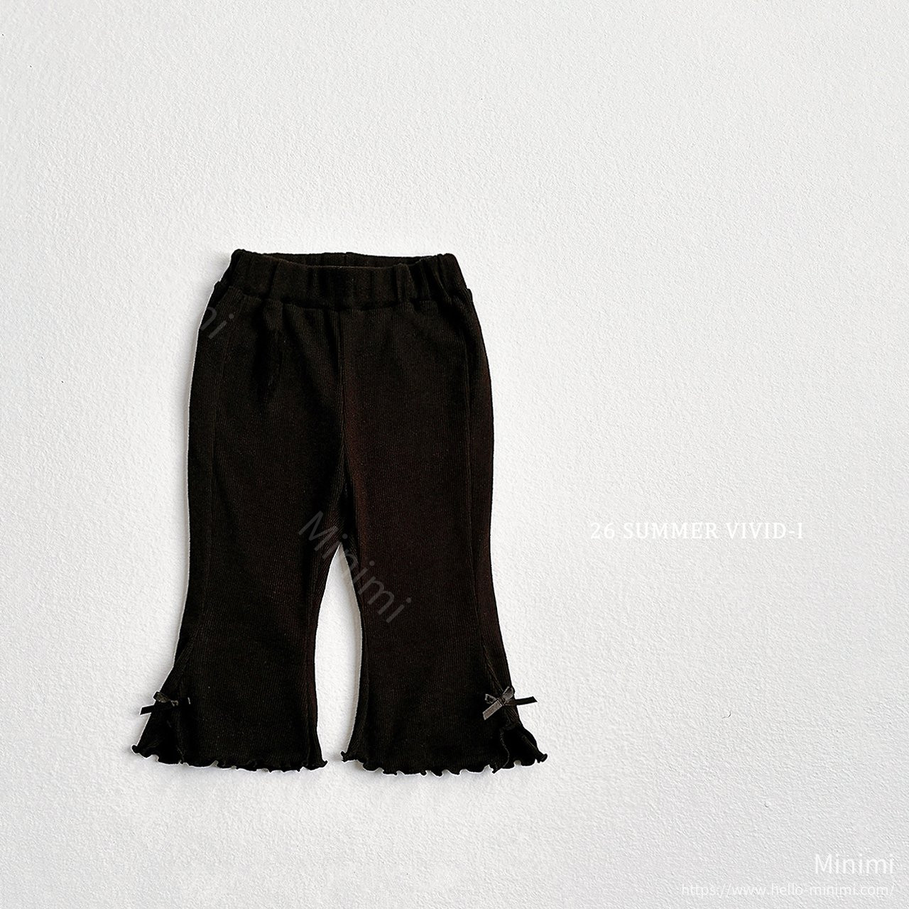 VIVID-I Ribbon Slit Fluted Cropped Pants 細節圖 3