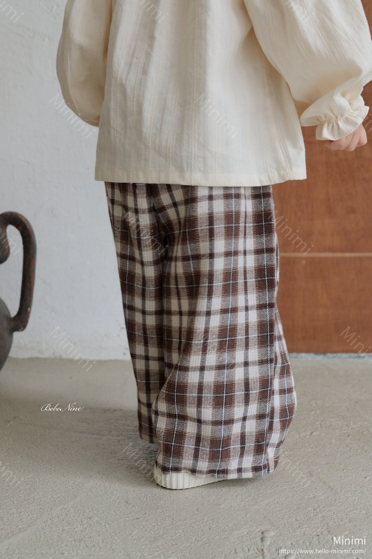 bebe nine Teddy Loose Pants - 韓國童裝代購主圖