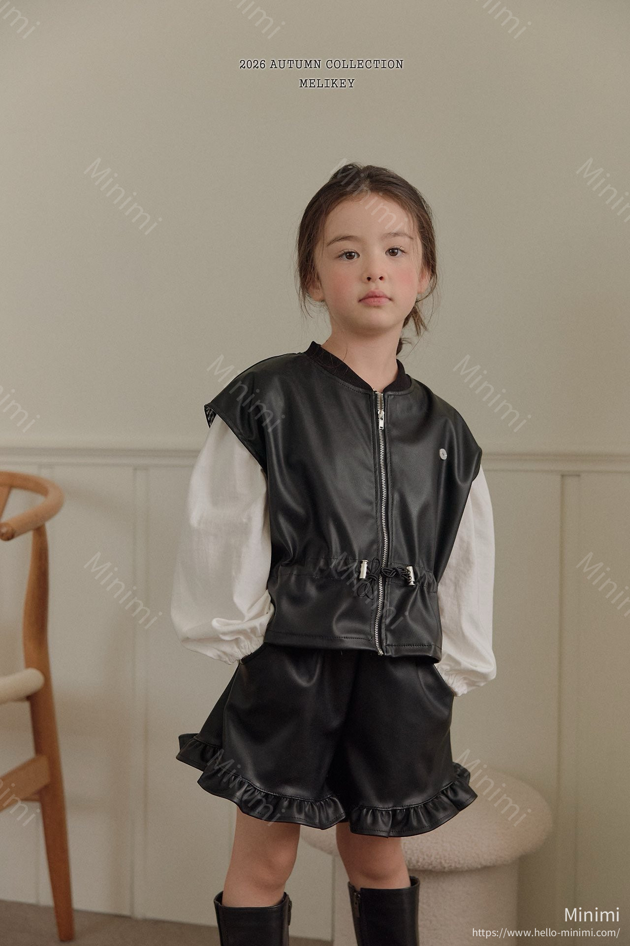 Melikey Leather Frill Shorts 細節圖 15