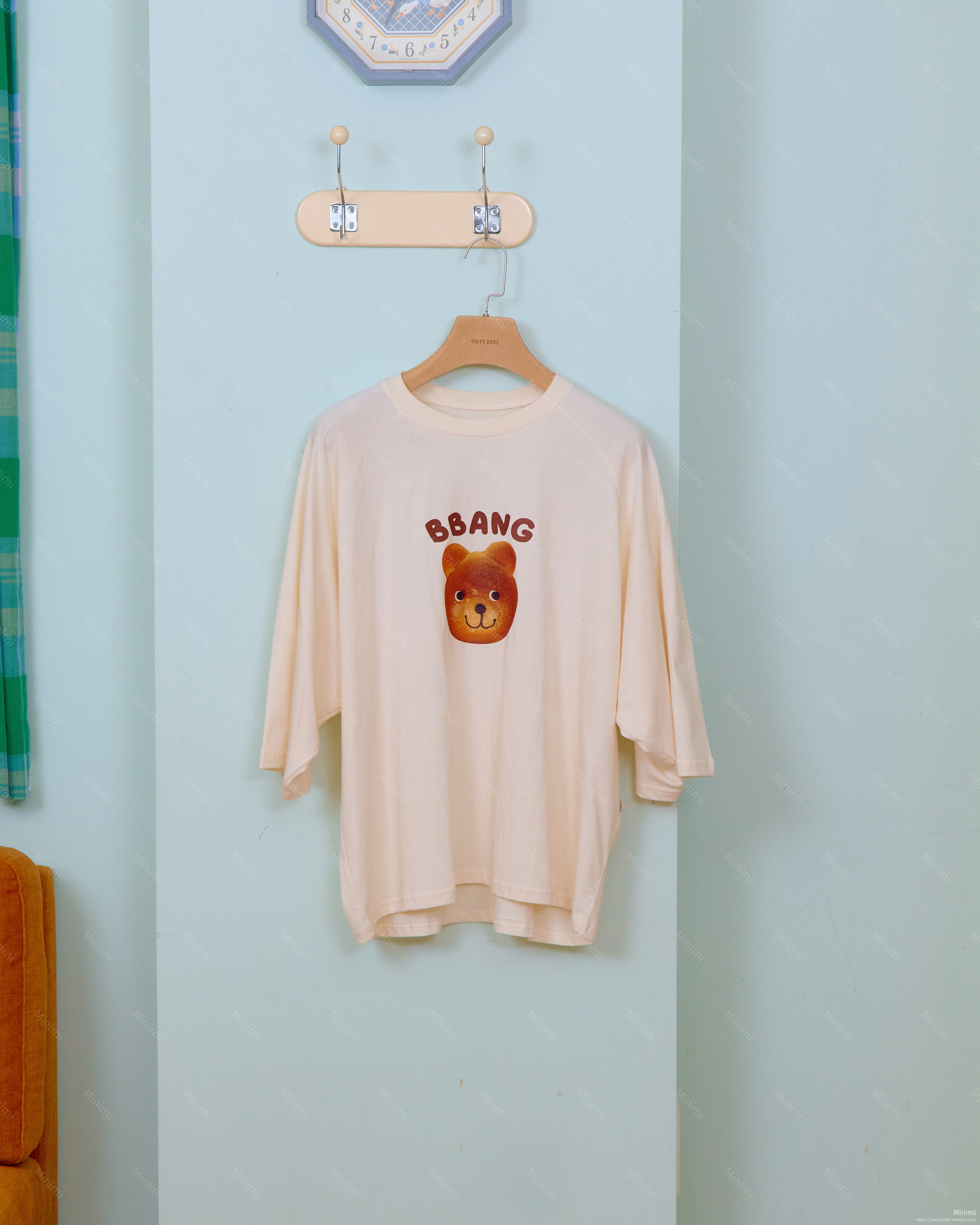 oott bebe Bread Raglan T-shirt (Adult) 細節圖 2