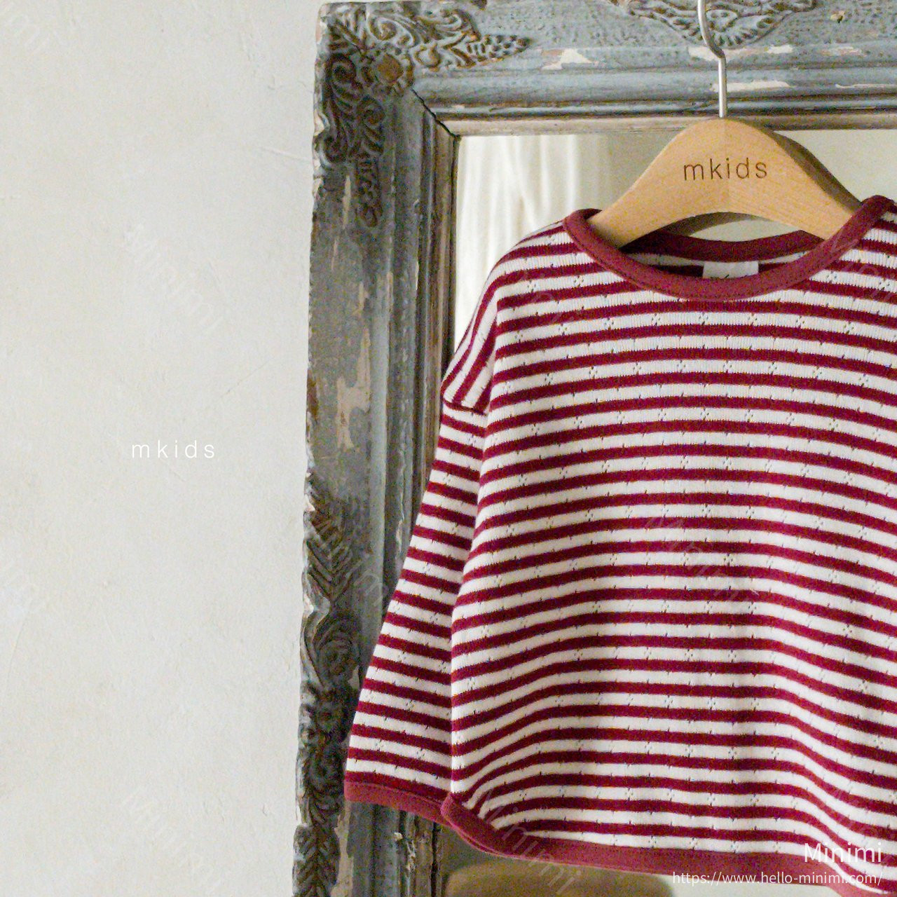 mkids Bonbon Stripe Tee 細節圖 3
