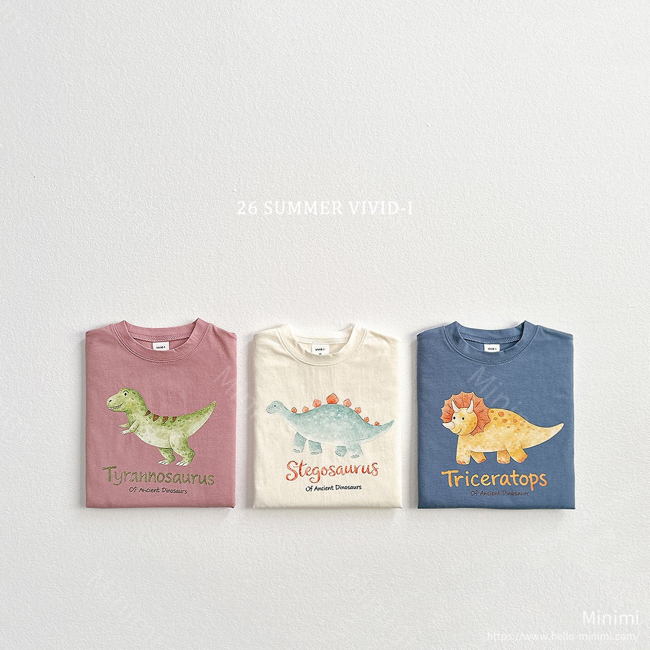 VIVID-I Dino T-Shirt - 韓國童裝代購主圖