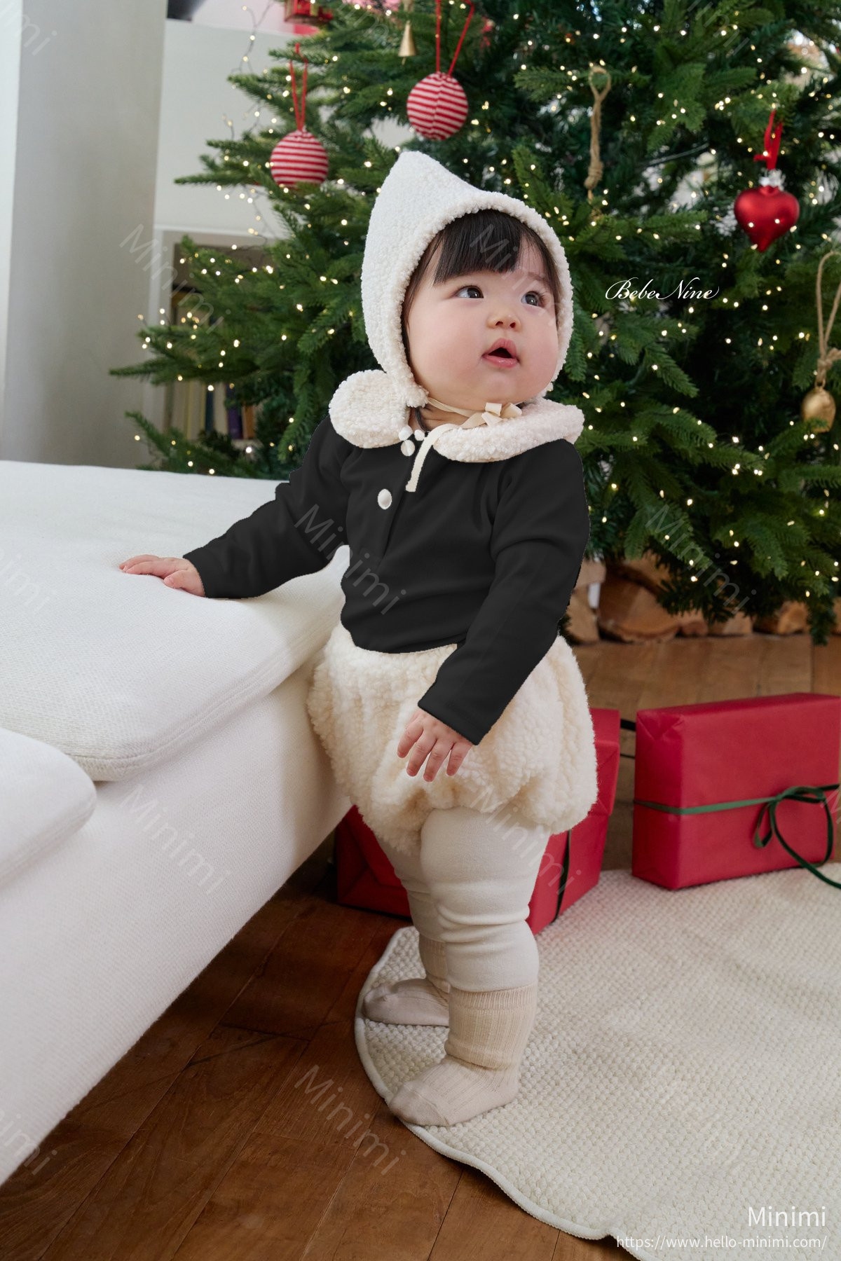 bebe nine Teddy Round-Collar Top 細節圖 15