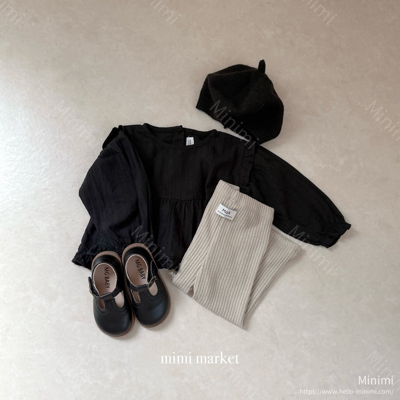 mimi-market Shoulder Frill Blouse 細節圖 16
