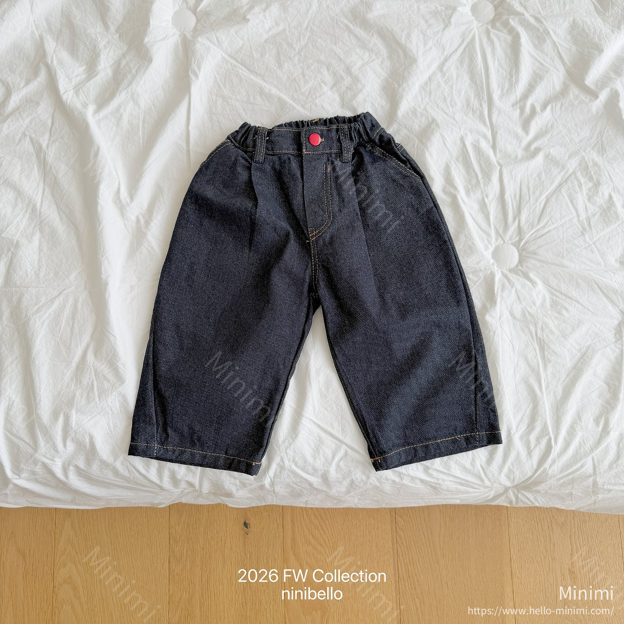 ninibello Tommy Heart Denim Pants - 韓國童裝代購主圖