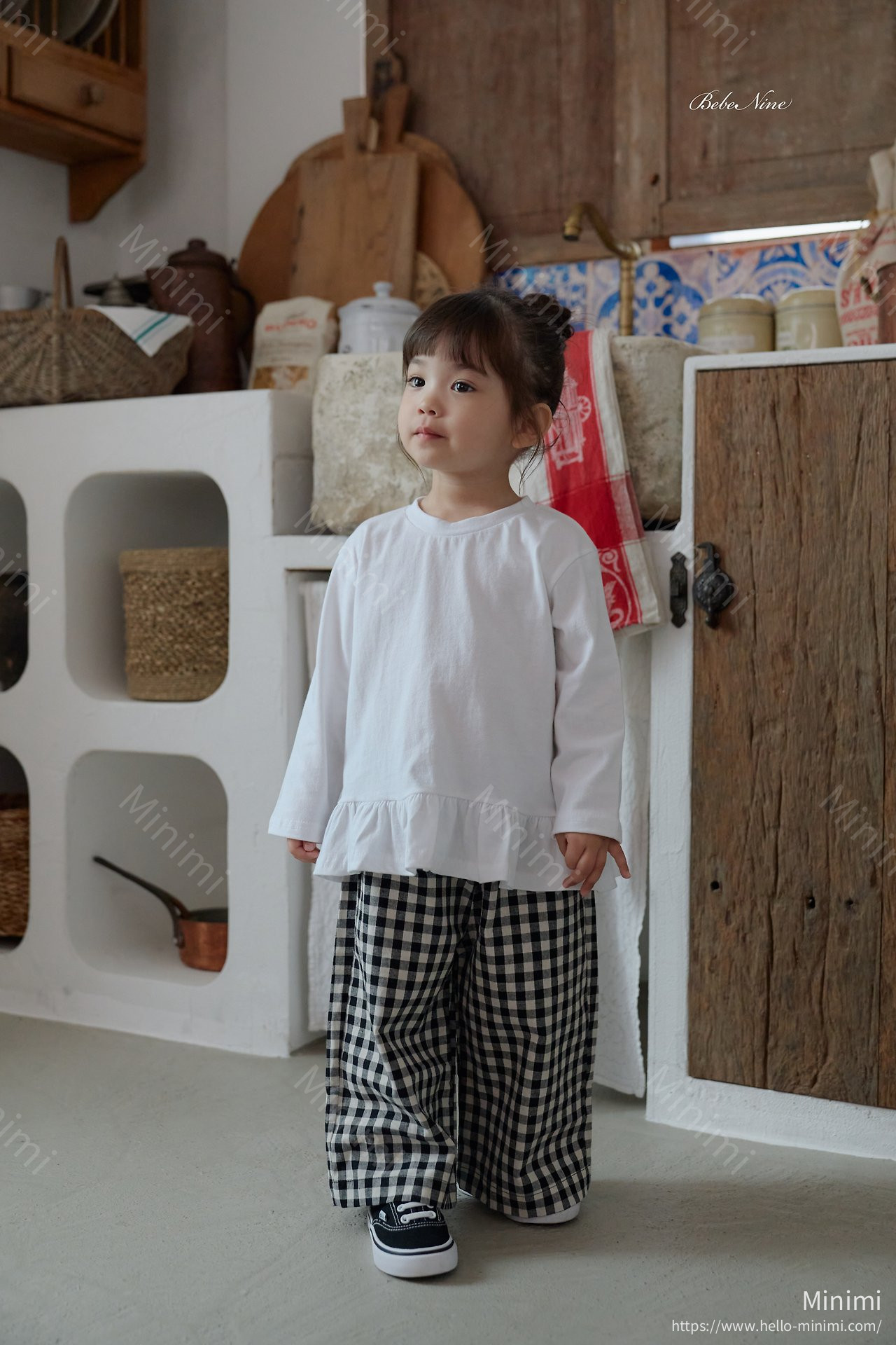 bebe nine Maple Check Pants 細節圖 8