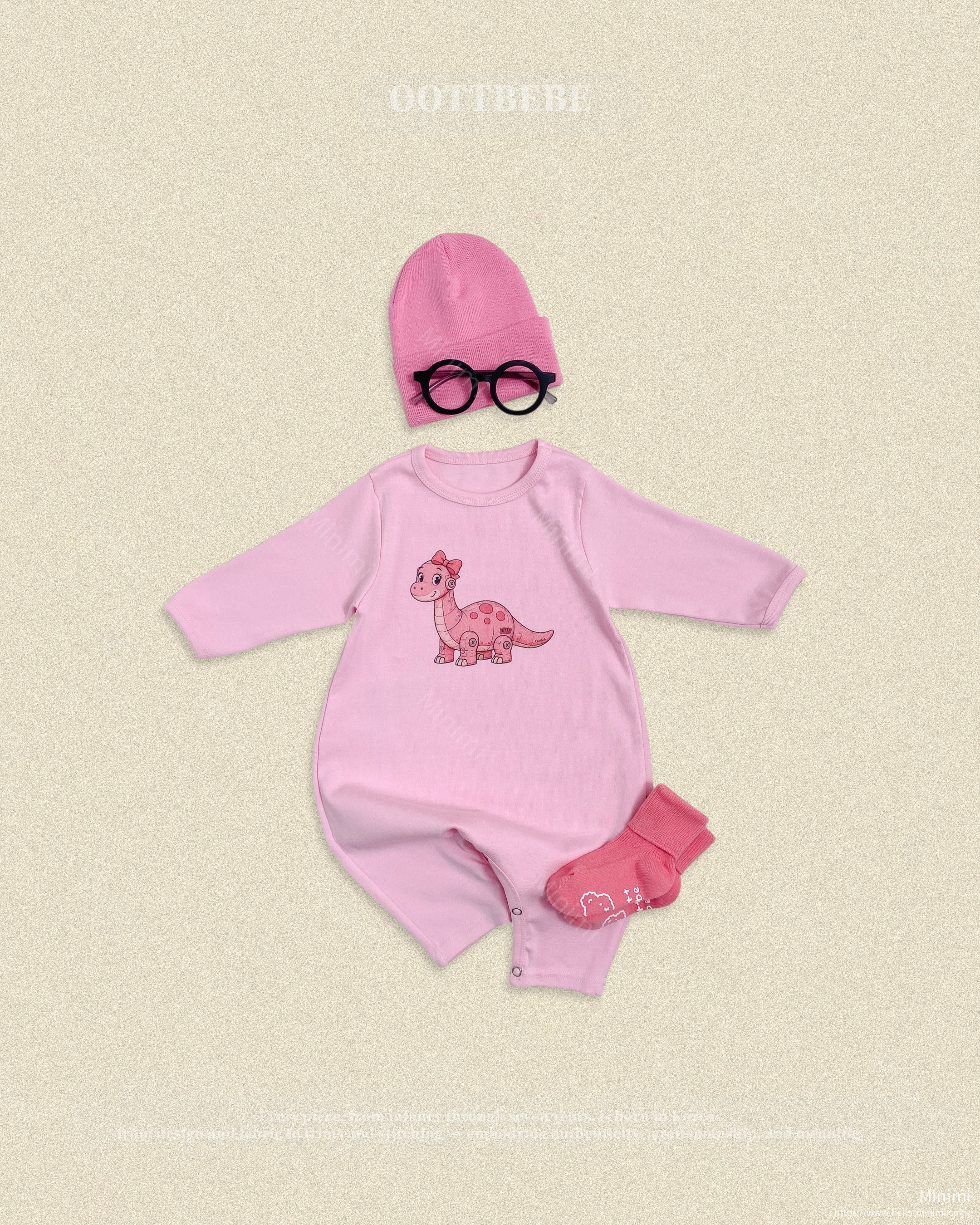 oott bebe Robot Dinosaur Full Bodysuit 細節圖 5