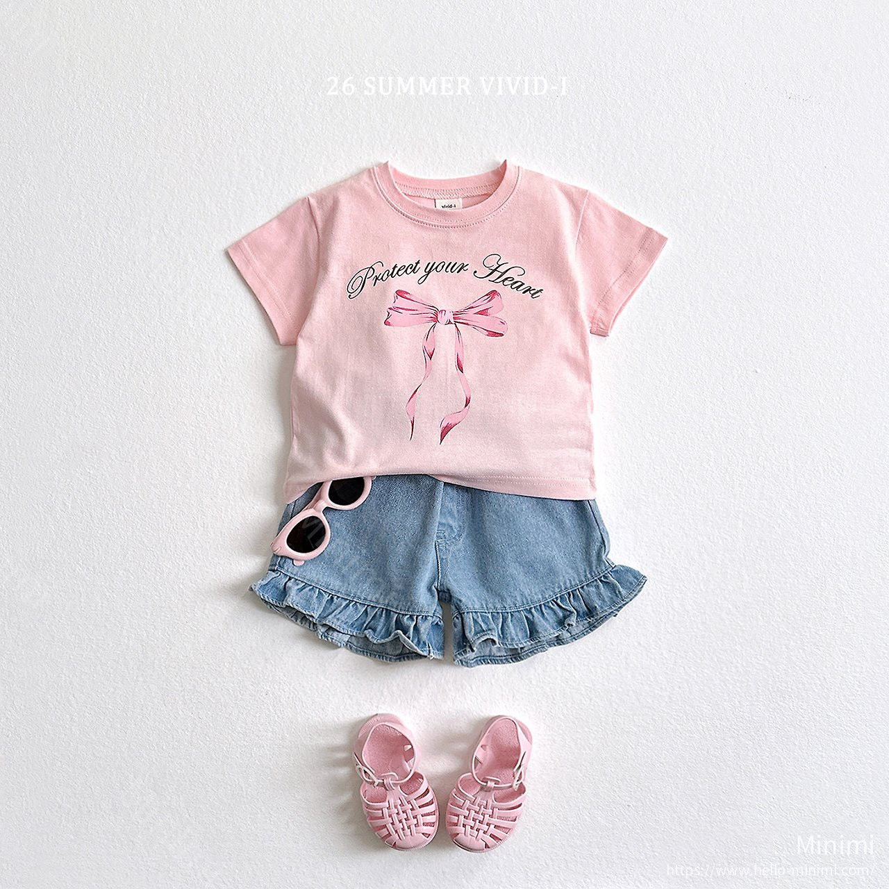 VIVID-I Ribbon Flared T-Shirt Set 細節圖 8