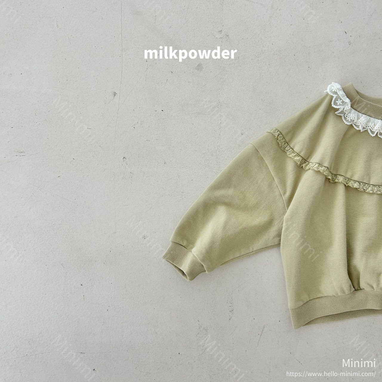 milkpowder Olive Sweatshirt 細節圖 16