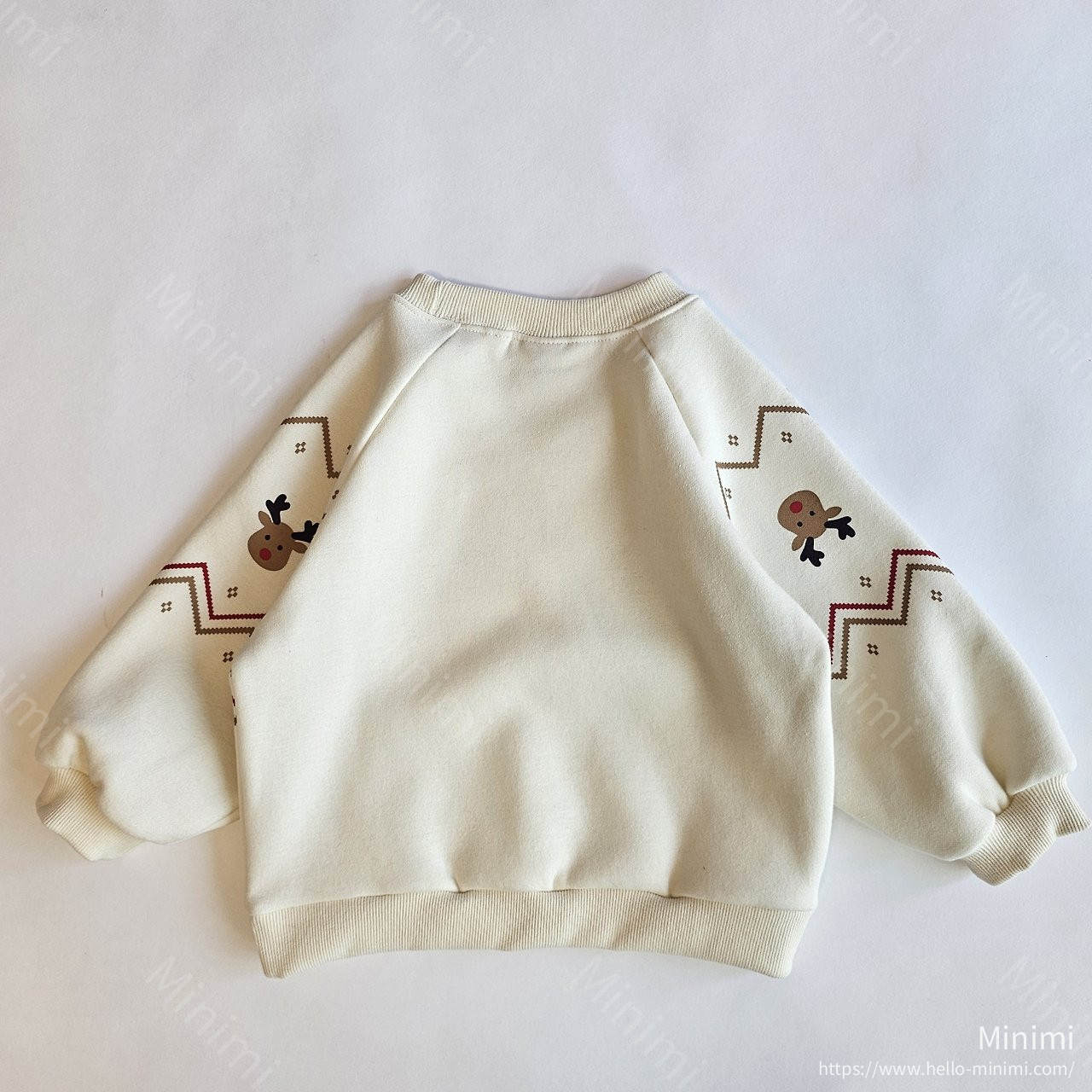 1st BLUE Christmas Rudolph Cookie Sweatshirt 細節圖 3