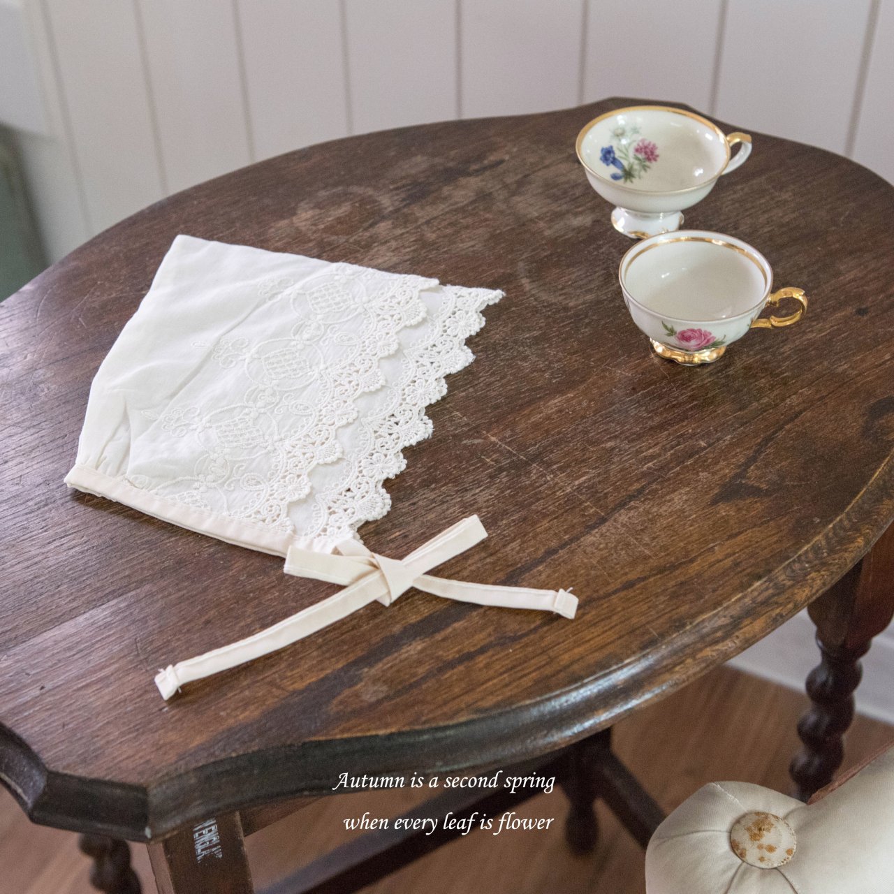 Cecil Lace Bonnet