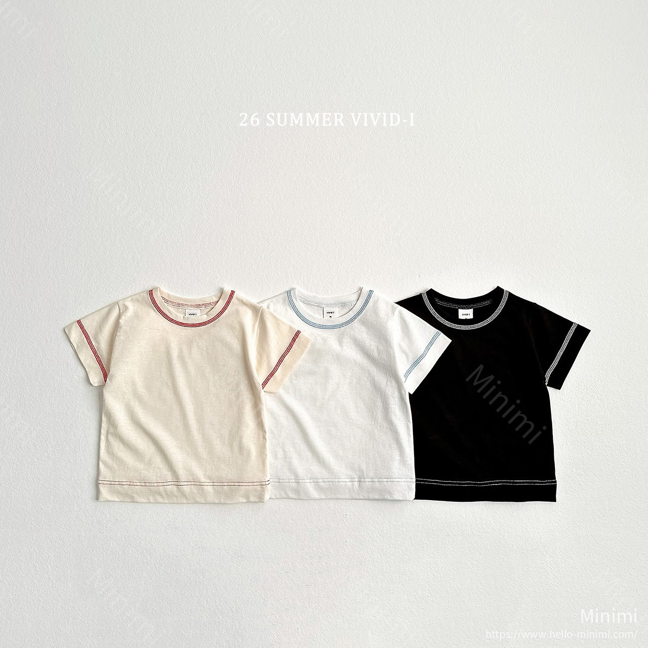 VIVID-I Silket Coverstitch T-Shirt 細節圖 1