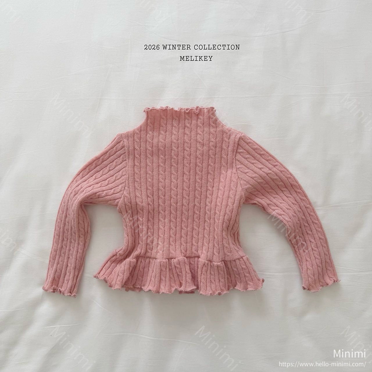Melikey Cable Knit Frill Tee 細節圖 26