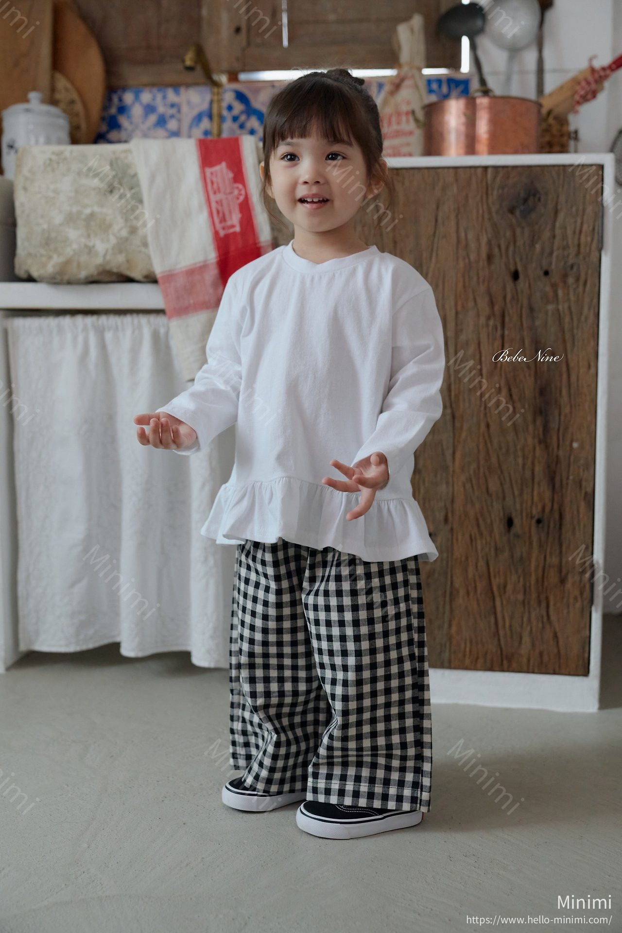 bebe nine Maple Check Pants 細節圖 9