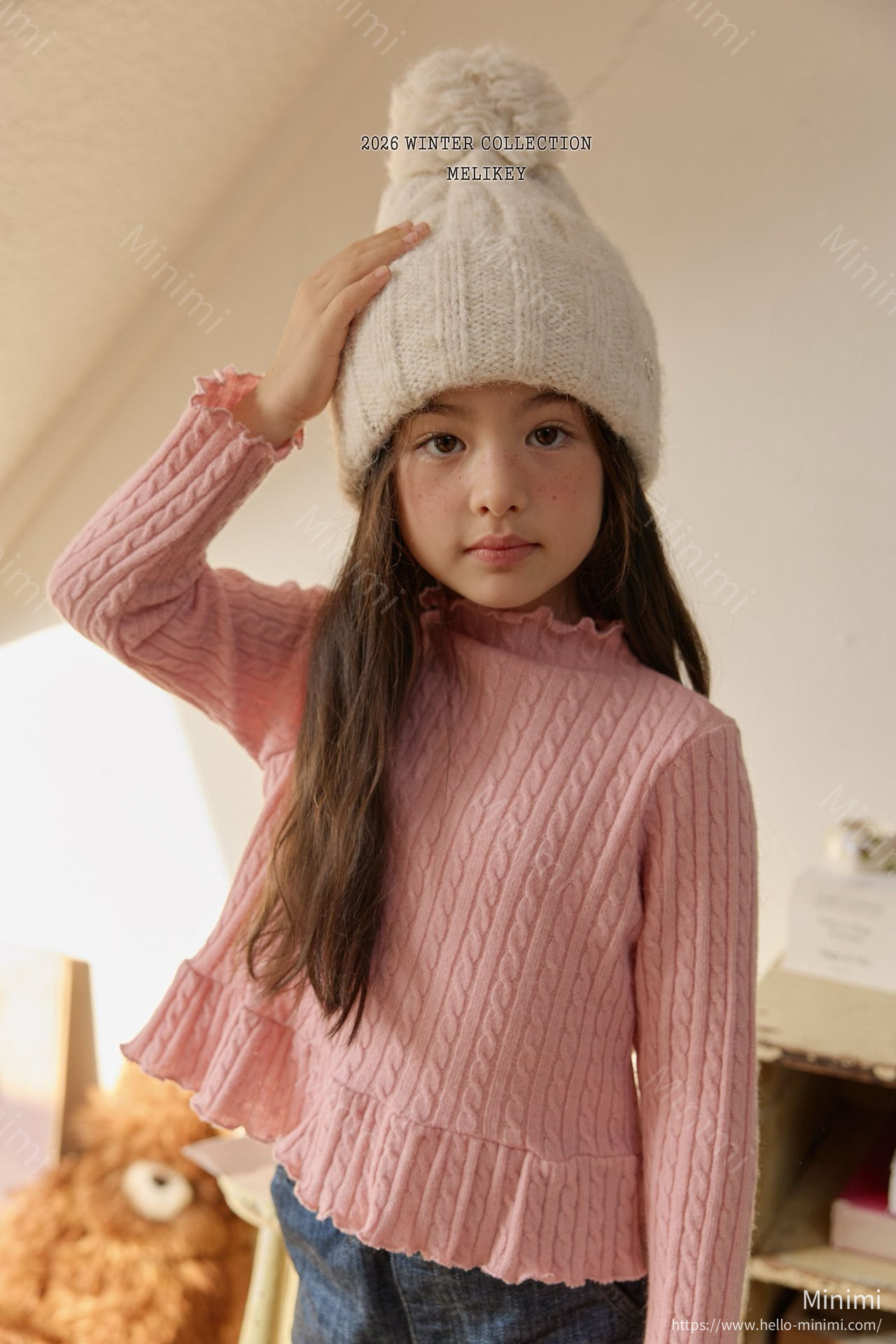Melikey Cable Knit Frill Tee 細節圖 4