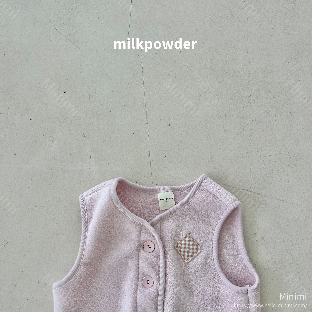 milkpowder Fogny Fleece Vest 細節圖 8