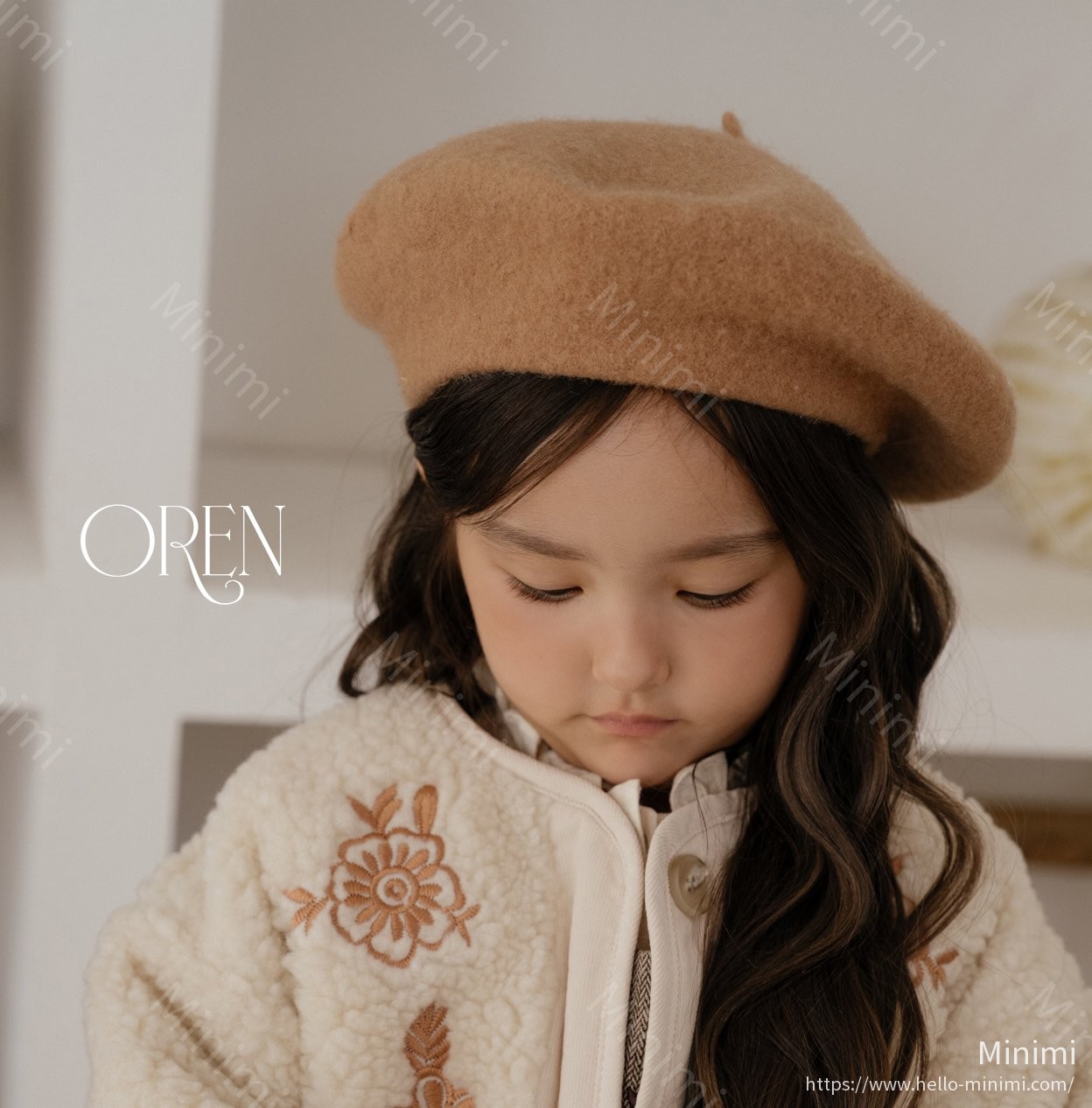 Oren Kids Wool Beret - 韓國童裝代購主圖
