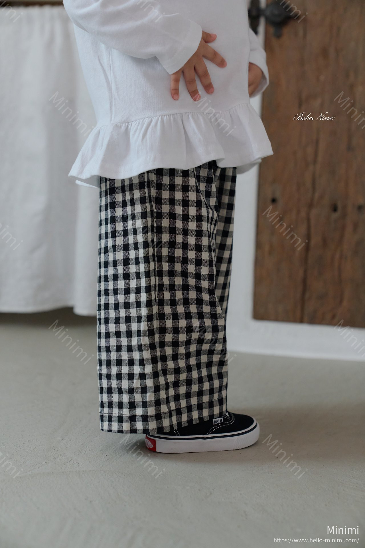 bebe nine Maple Check Pants 細節圖 14