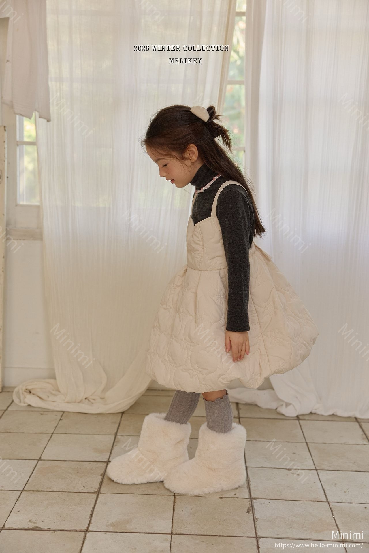Melikey Quilting Dress 韓國童裝現貨