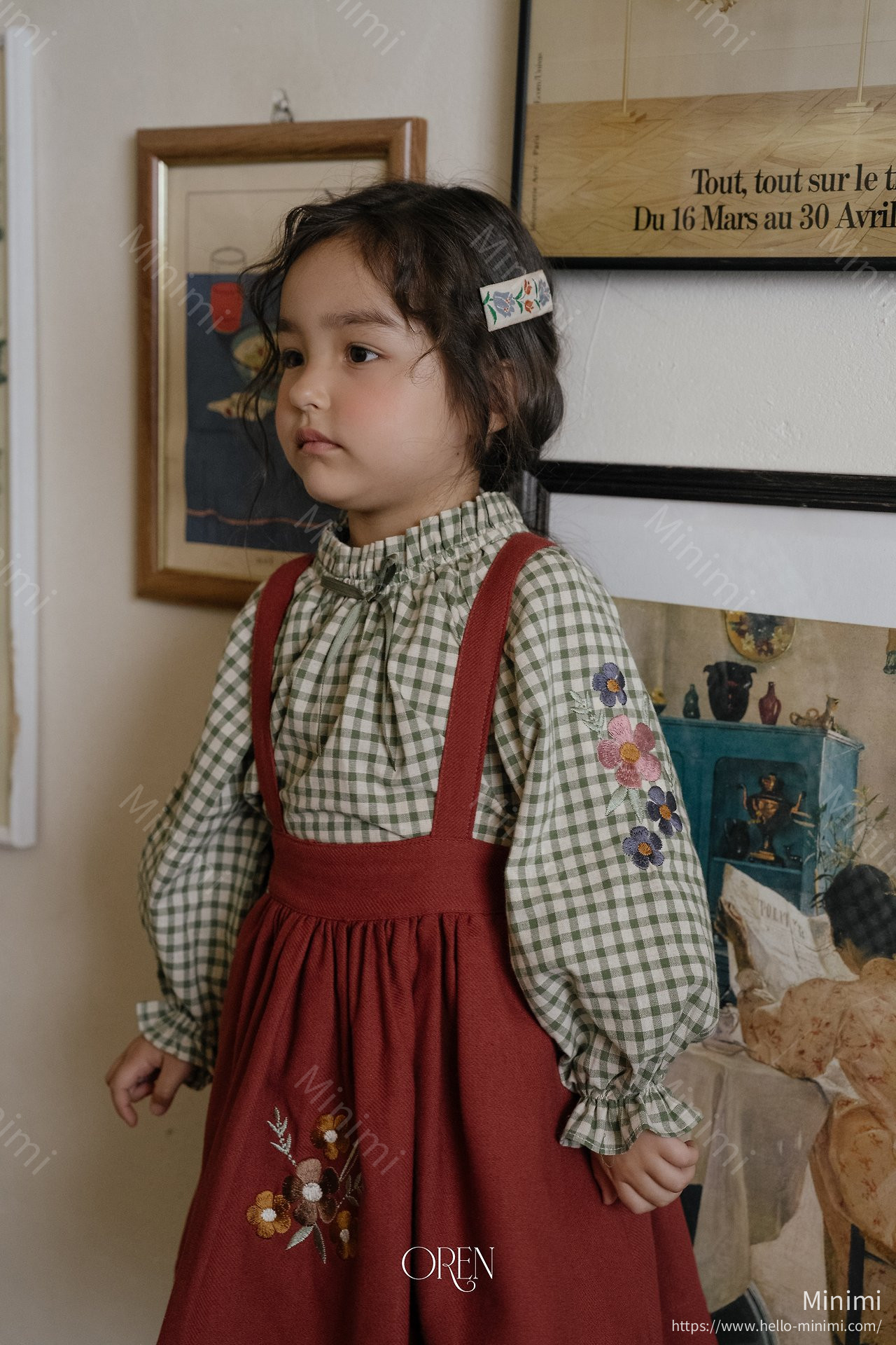 Oren Manon Check Blouse 細節圖 30