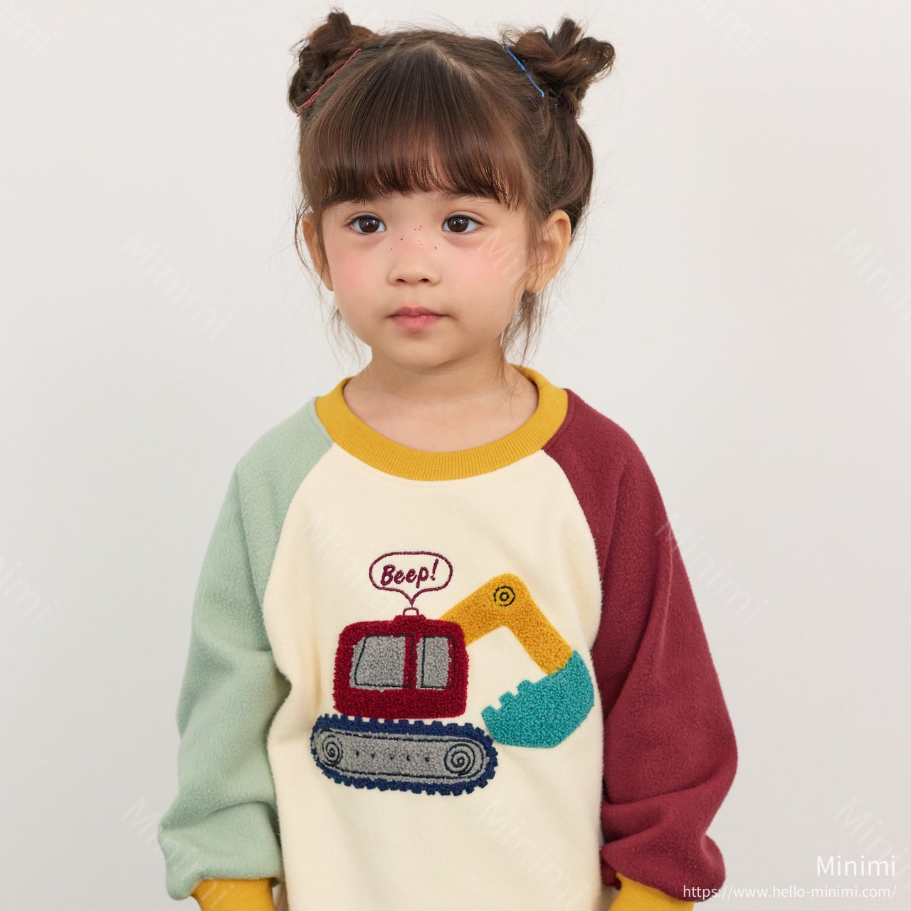 1st BLUE Boucle Car Sweatshirt 細節圖 10