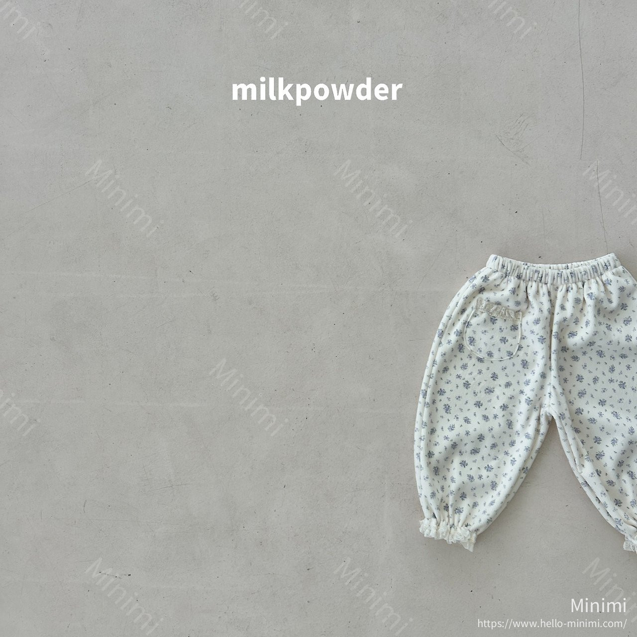 milkpowder Pudding Flower Pants 細節圖 2