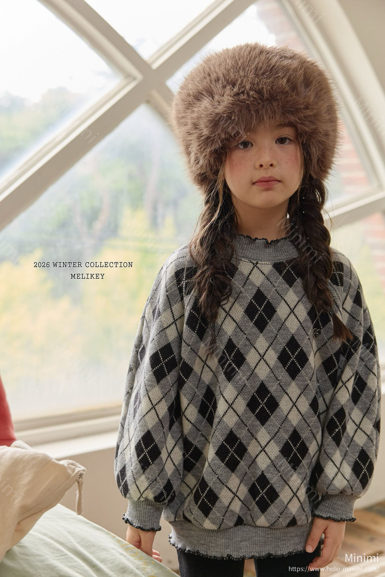 Melikey Ash Argyle Sweatshirt 細節圖 19