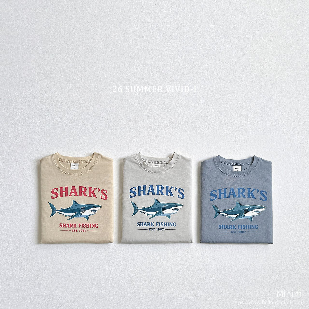 VIVID-I Shark Silket T-Shirt 細節圖 1