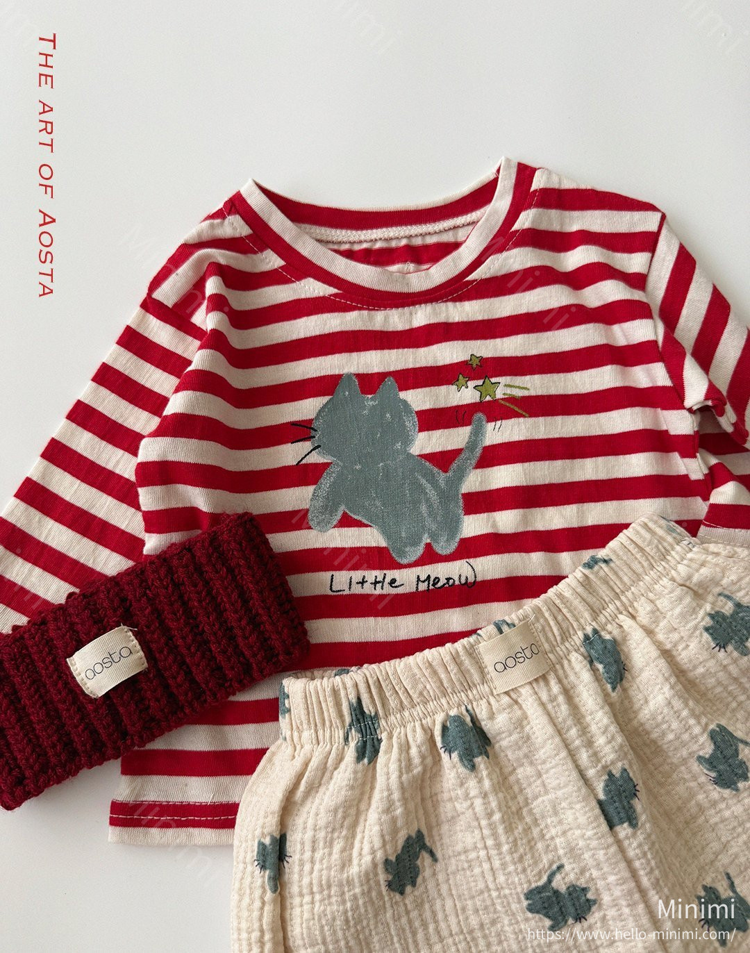 Aosta atelier Meow T-Shirt 細節圖 2