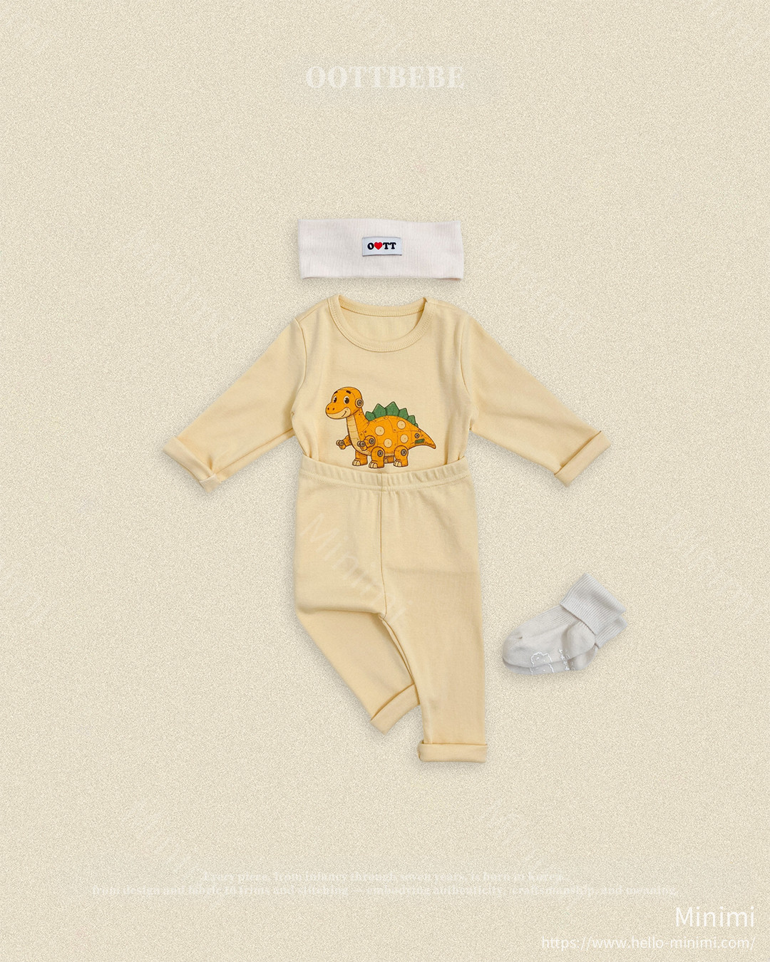 oott bebe Robot Dinosaur Loungewear 細節圖 3