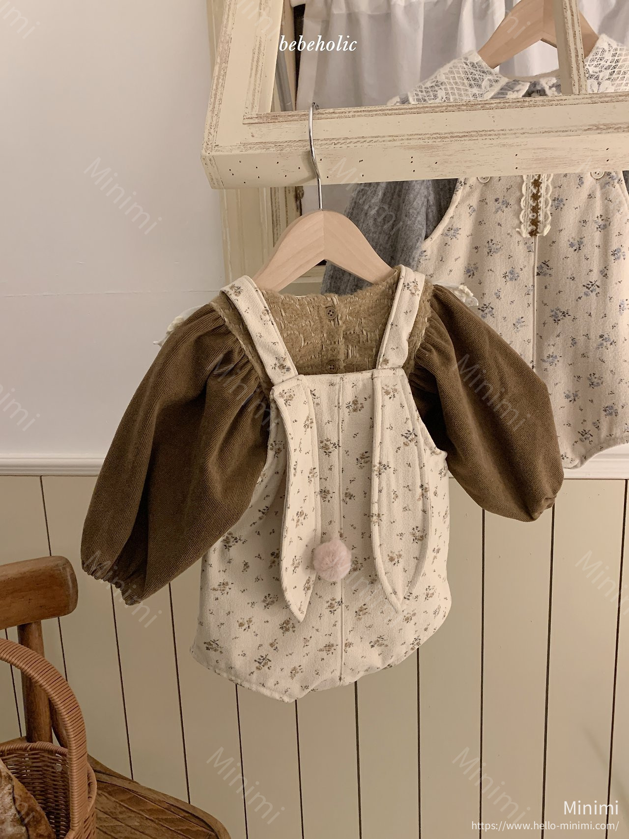 BEBEHOLIC Bunny Suspender Suit 細節圖 4