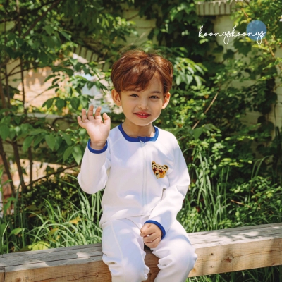 Koongs Koongs Tok Tok Warm Cheetah Rash Guard