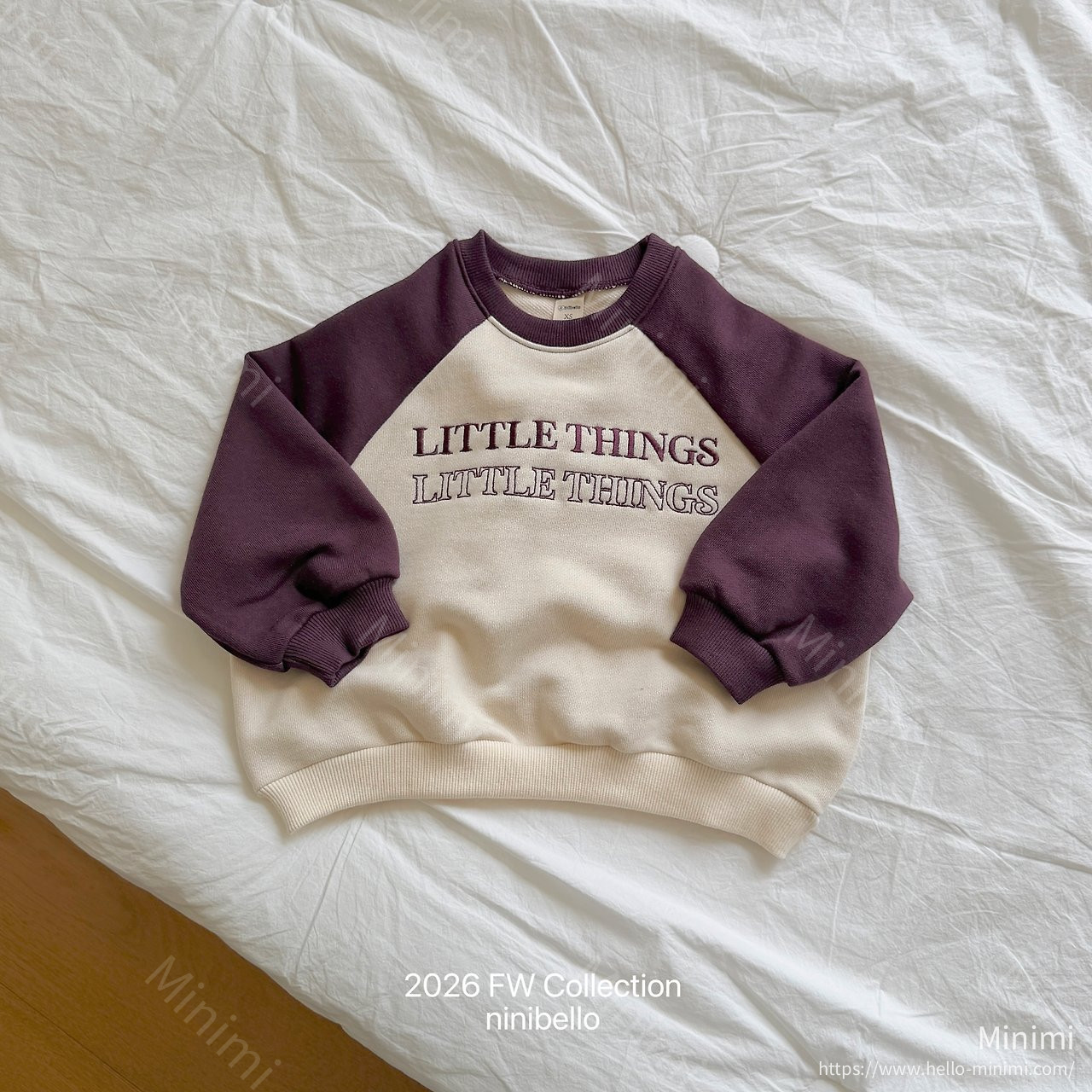 ninibello Little Raglan Sweatshirt 細節圖 2