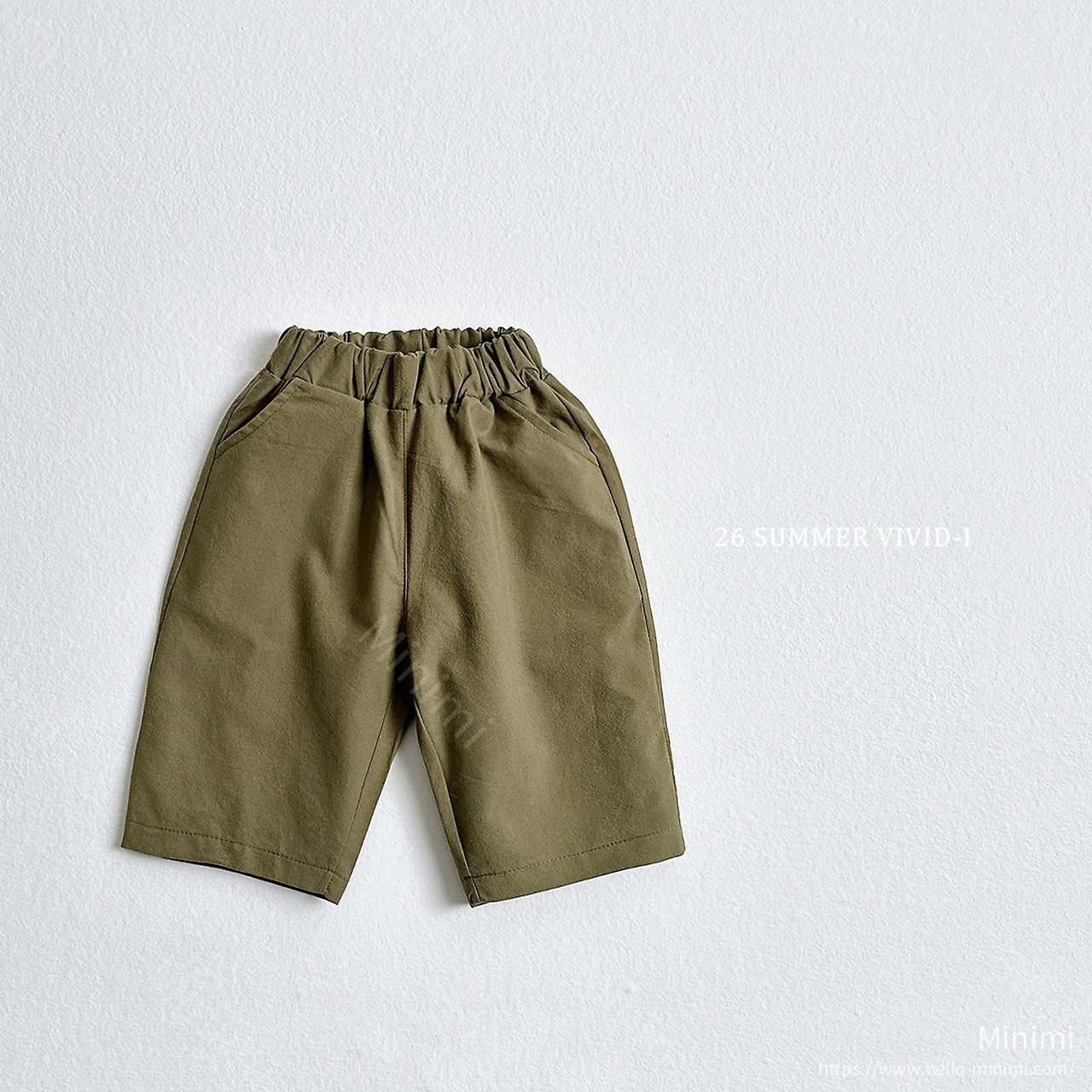 VIVID-I (Event) Cropped Basic Cotton Pants 細節圖 5
