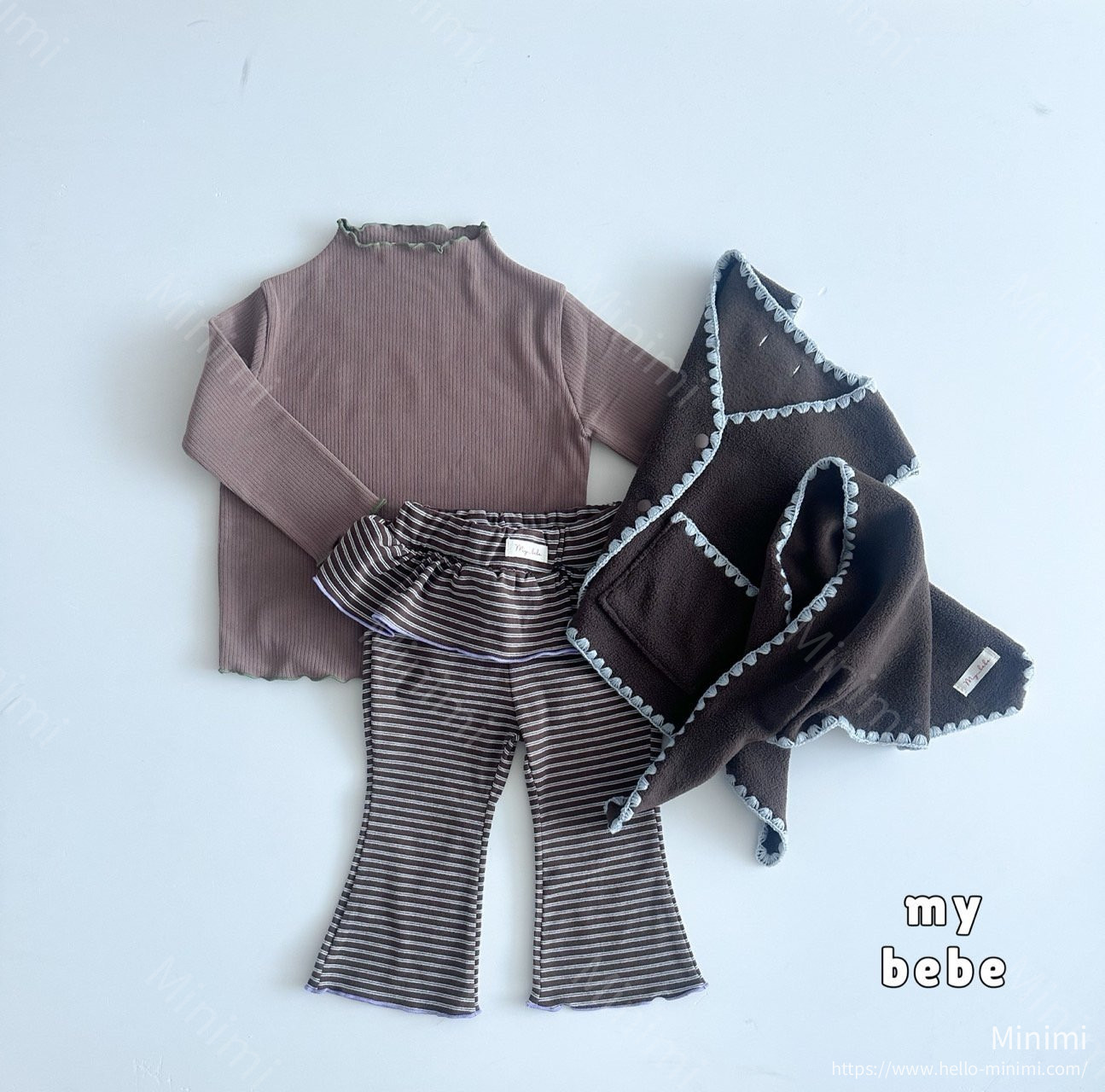 my_bébé Chestnut Frill Pants 細節圖 5