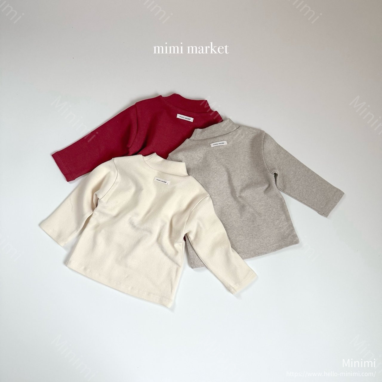 mimi-market Peach Turtleneck 細節圖 1