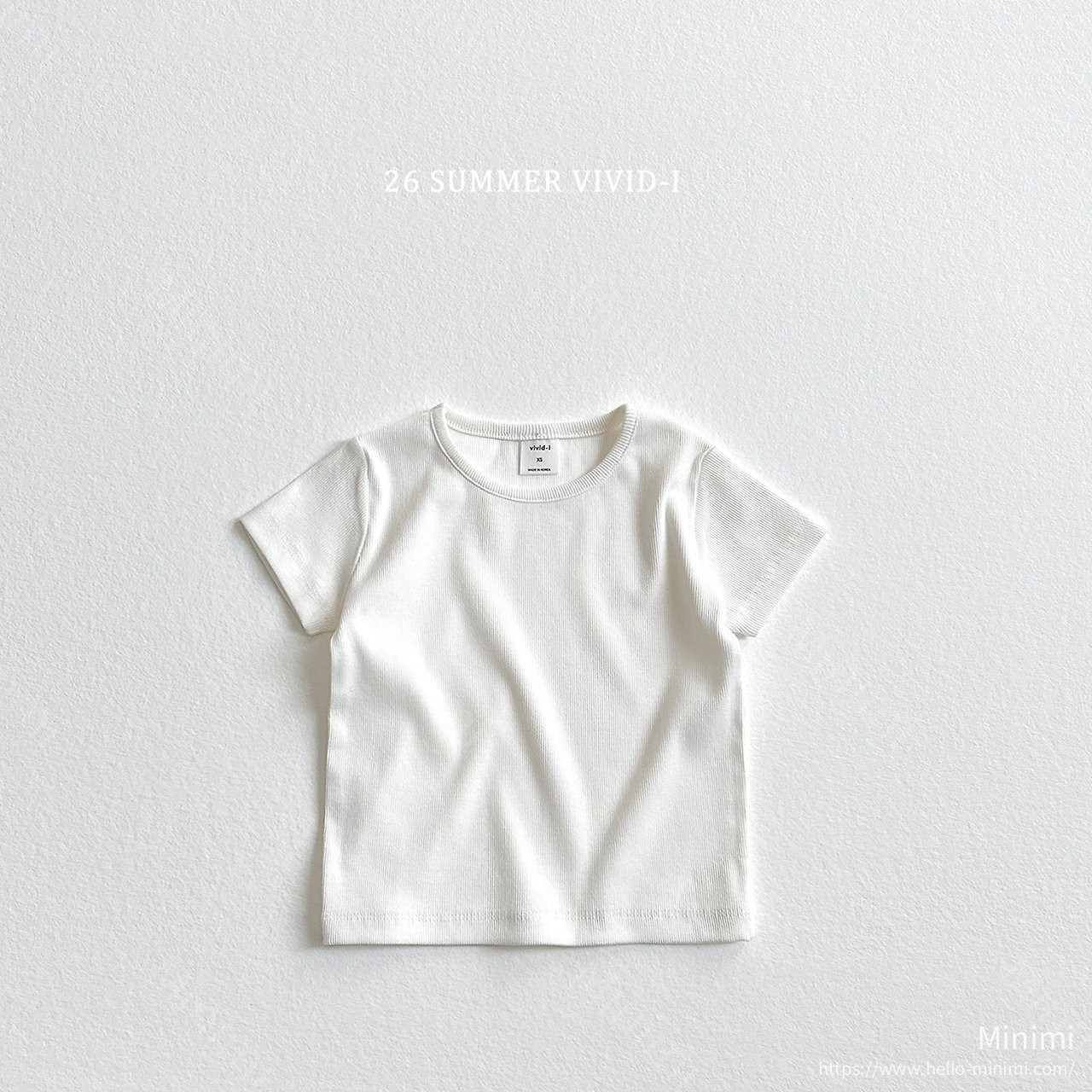 VIVID-I Pastel Ribbed T-Shirt 細節圖 4