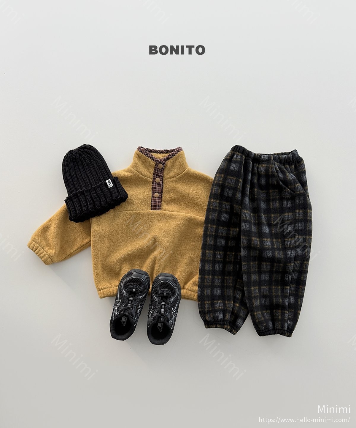 BONITO Check Fleece Jogger Pants 細節圖 6