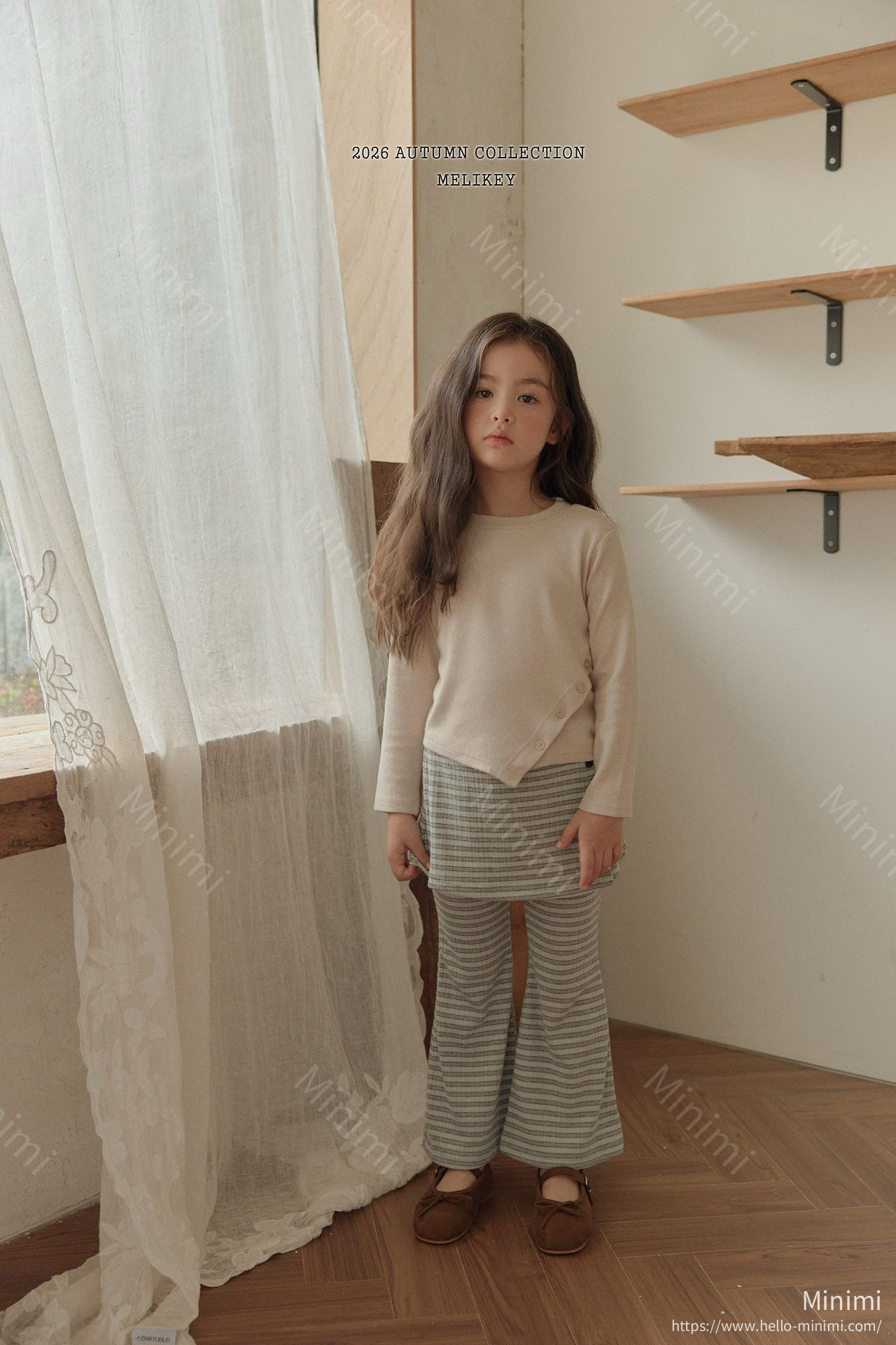 Melikey Diagonal Button T-shirt 細節圖 30