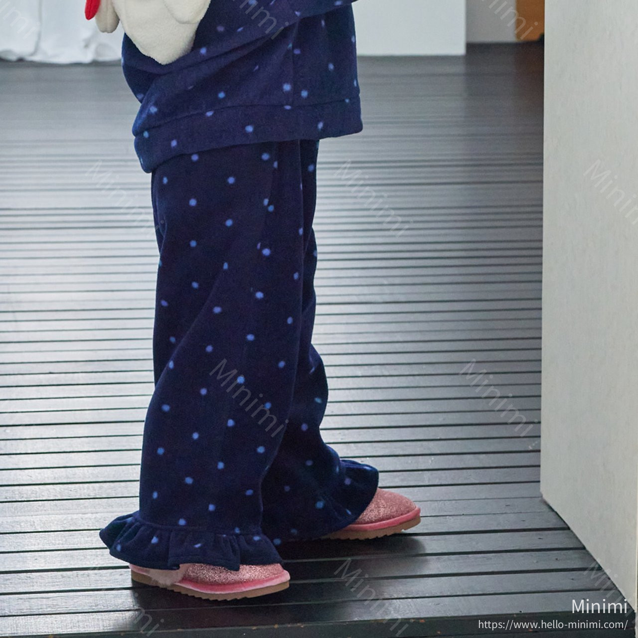 1st BLUE Fleece Frill Pants 細節圖 5