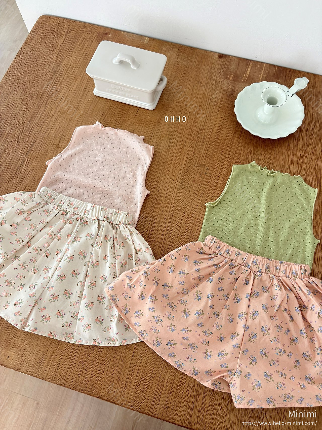 OHHO Eyelet Sleeveless Tee 細節圖 8