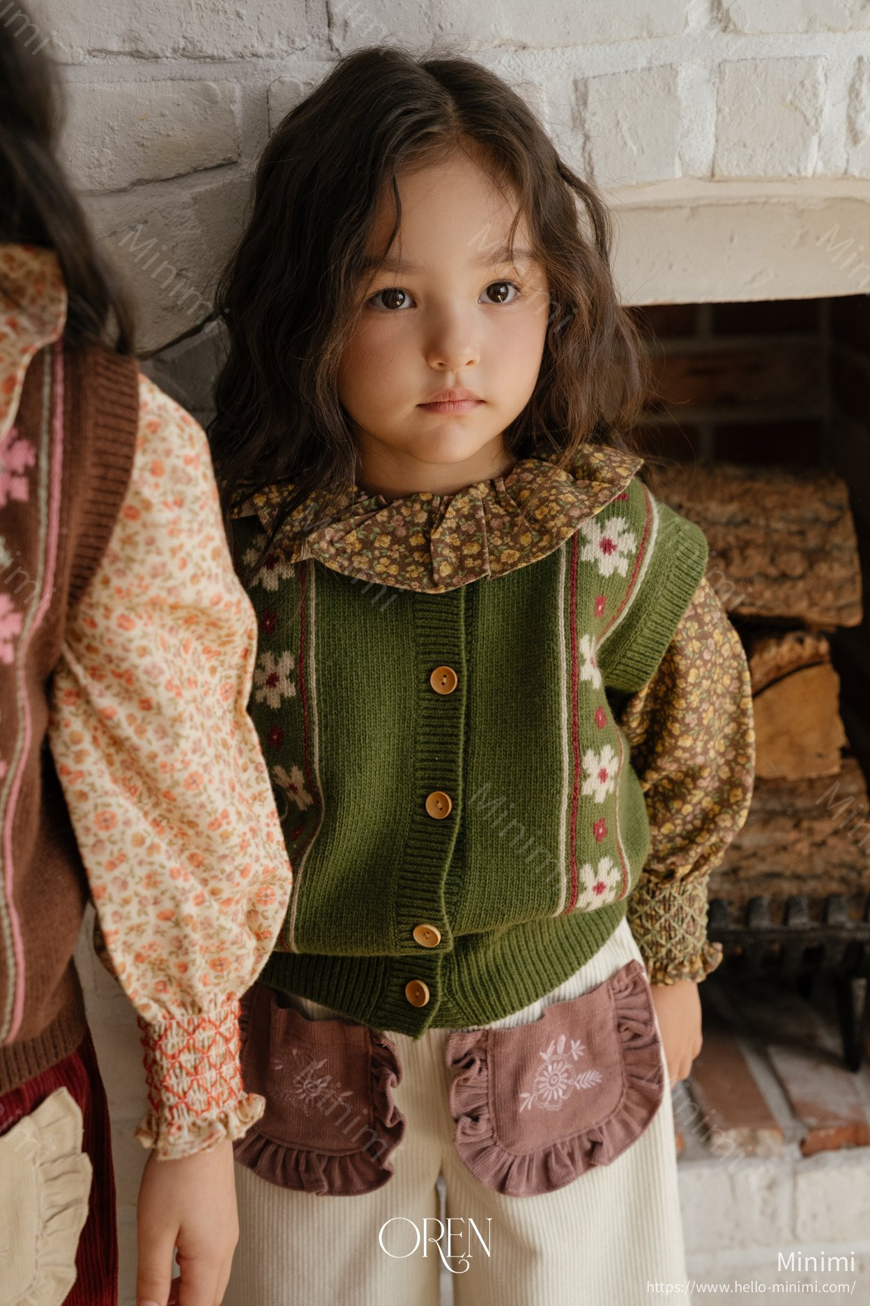 Oren Berthe Fleur Knit Vest 細節圖 3