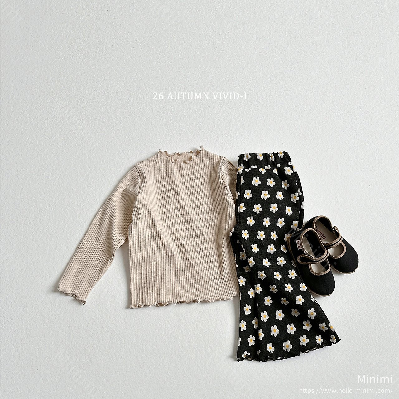 VIVID-I Soft Ribbed Ruffle T-shirt 細節圖 5