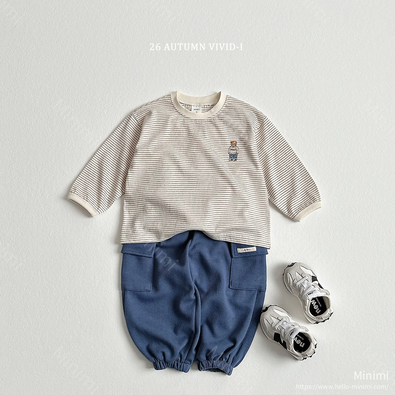 VIVID-I Signature Bear Stripe T-shirt 細節圖 7
