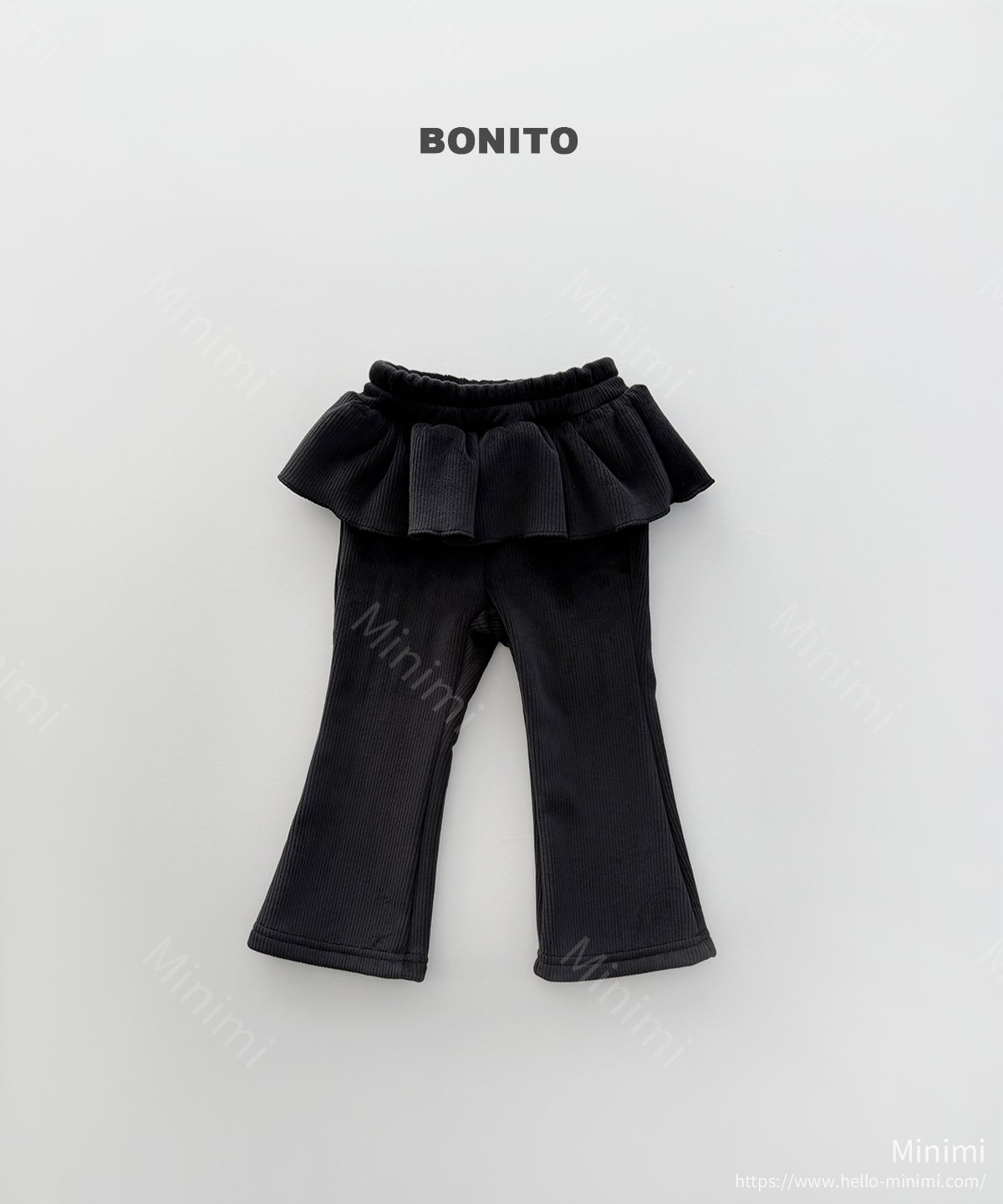 BONITO Velour Frill Bootcut Pants 細節圖 4