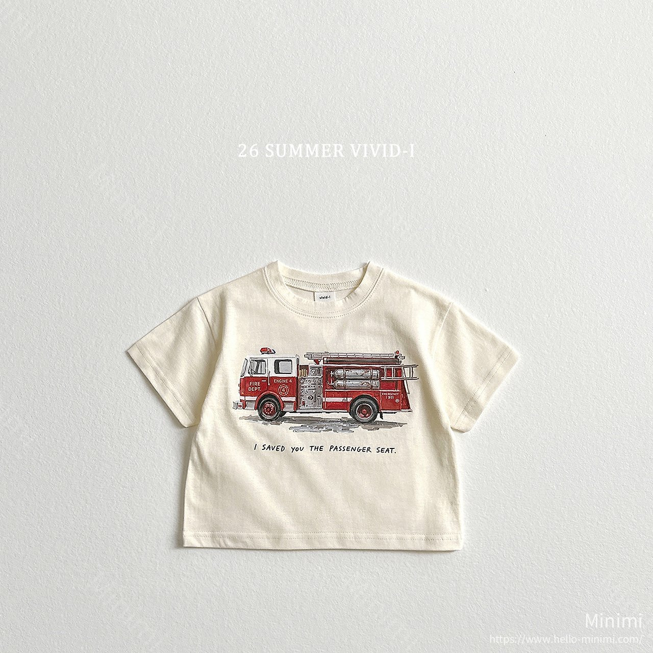 VIVID-I Vintage Car T-Shirt 細節圖 3