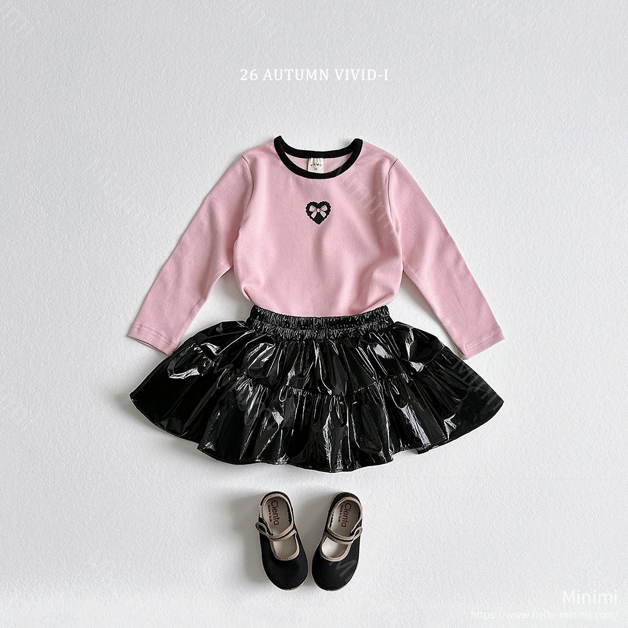 VIVID-I Ribbon Heart Span T-shirt 細節圖 8